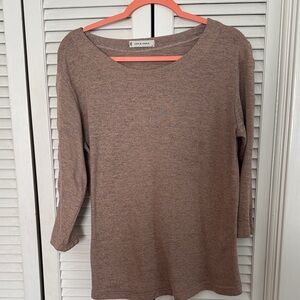 Jon & Anna Tan Knit Top